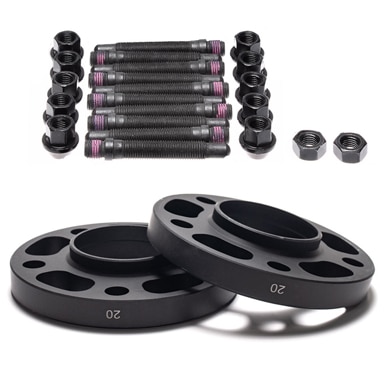 BimmerWorld 20mm Wheel Spacers & M14 Race Studs Set — 5x112