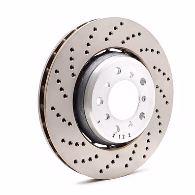 Front Left Euro Floating Brake Rotor, SHW — E46 M3 non-ZCP