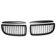 BimmerWorld Matte Black Front Grilles — E90/E91 Pre-LCI 2006-2008