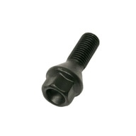 Genuine BMW Wheel Bolt, Black M12x1.5 — E30/E36/E46/E9X/E82