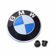 BMW Hood Roundel Emblem with Grommets 82mm