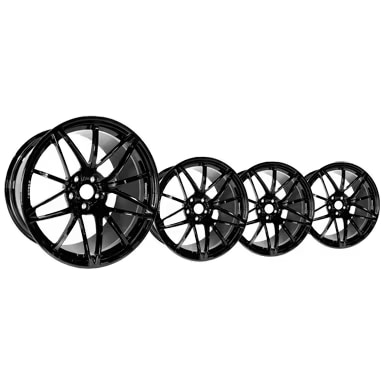 BimmerWorld TA55 19-inch Forged Alloy Wheel Set, Gloss Black — G8X/F8X
