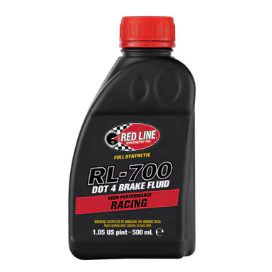 Red Line RL-700 Super DOT 4 Racing Brake Fluid, 500ml